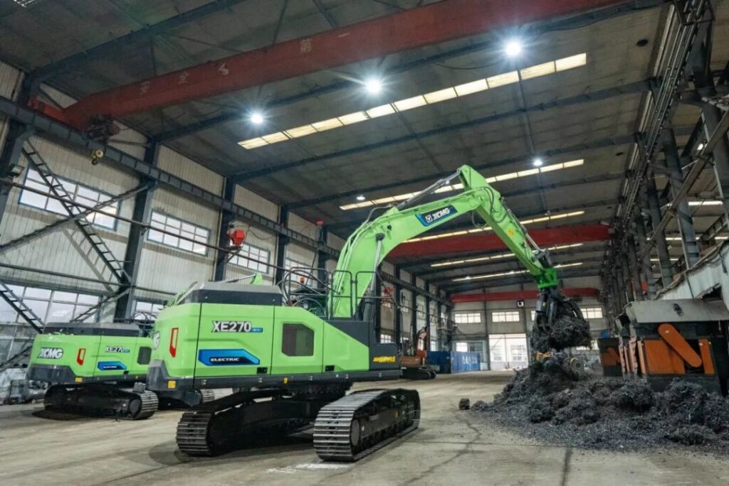 Cost Reduction of Nearly 90%! XCMG Electric Excavators Become "Best Partner" for Steel Mills' Transformation and Upgrading 1 1 1